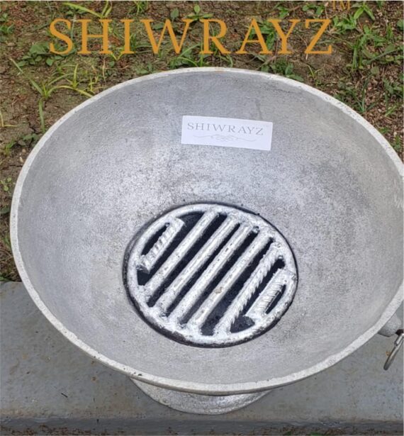 SHIWRAYZ Jamaican Coal Stove- Coal Pot 13" - Charcoal Stove- Charcoal Pot