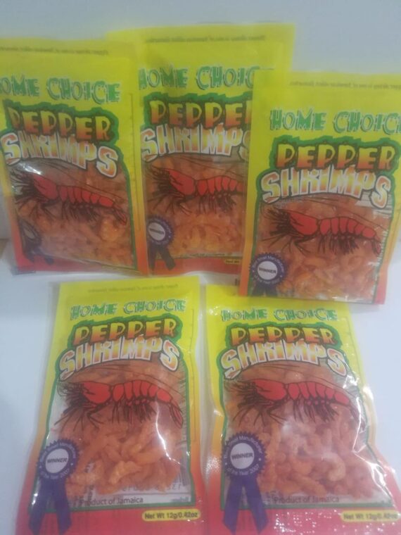 Jamaican Peppered Shimps- Dried Peppered Shimps -12g-5pks - Image 6